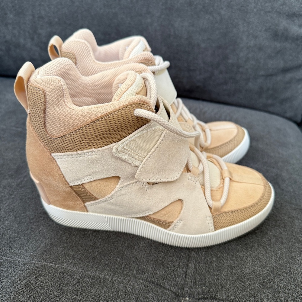 Sorel Women's Out N About Sport Wedge - Nova Sand/Canoe